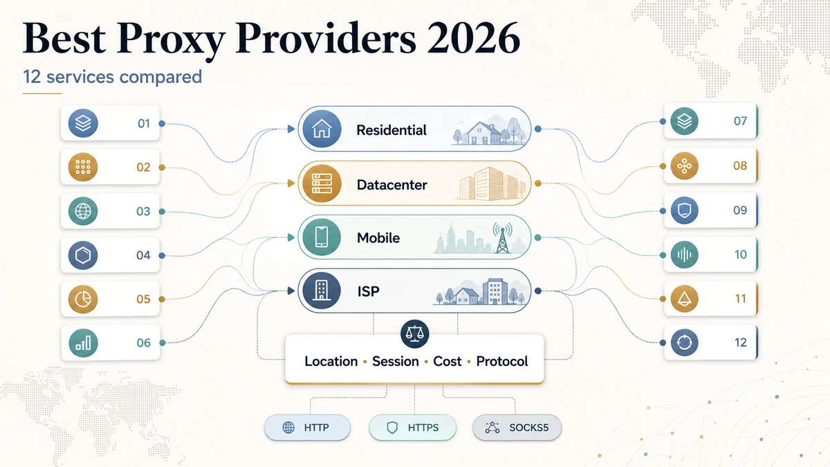 Best Proxy Providers 2026: 12 Services Compared