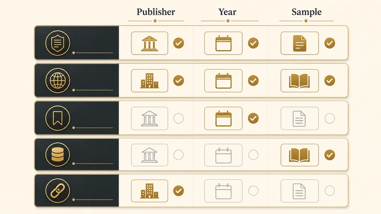 Provenance check on five widely quoted B2B marketing budget claims showing which carry a named publisher, year and sample size