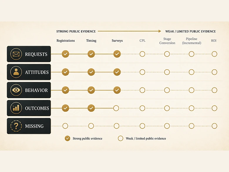 B2B content syndication statistics grouped by registrations, timing, buyer attitudes, quality and commercial outcomes