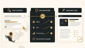 Paid Before Organic: How B2B Teams Can Use Google Ads to Validate SEO in a New Market