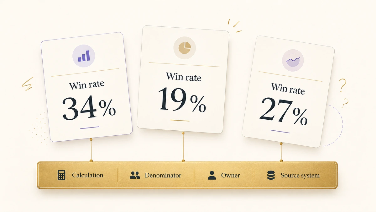 RevOps Metrics: 3 Teams, 1 Number, No Agreed Denominator